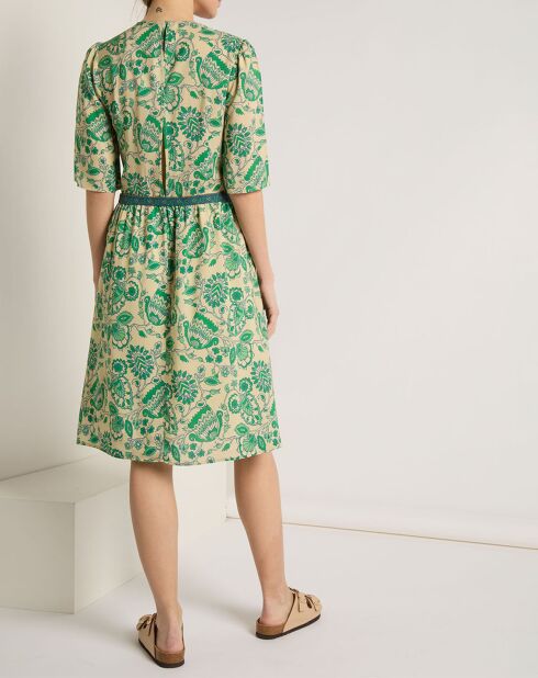 Robe Iris verte