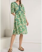 Robe Iris verte