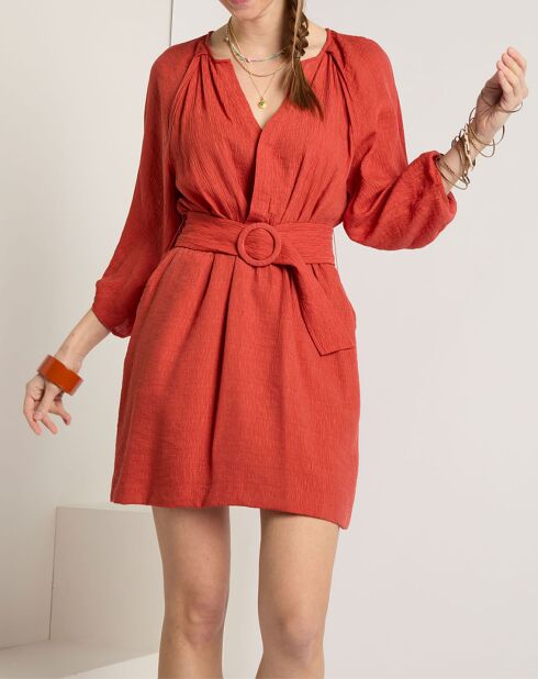 Robe Elsa  rouge