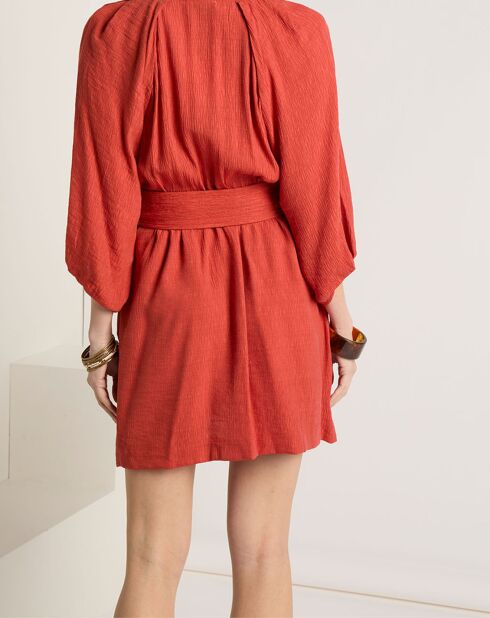 Robe Elsa  rouge