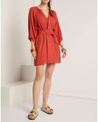 Robe Elsa  rouge