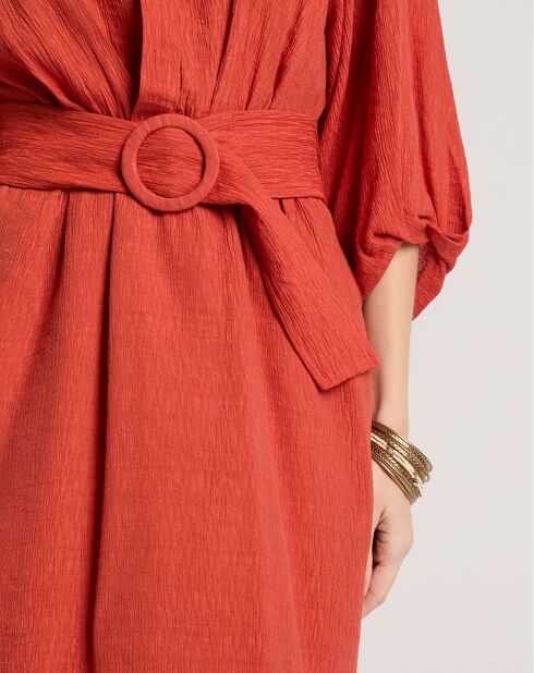 Robe Elsa  rouge