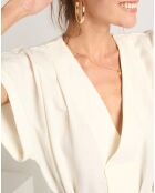 Robe en Lin & Coton Roxane blanche