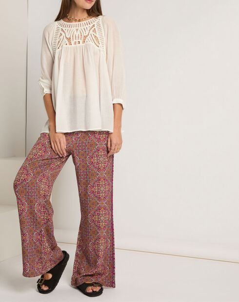 Pantalon Sarah fushcia