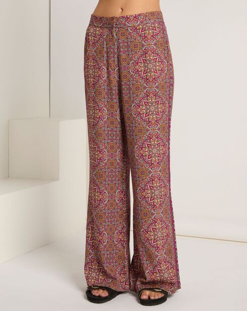 Pantalon Sarah fushcia