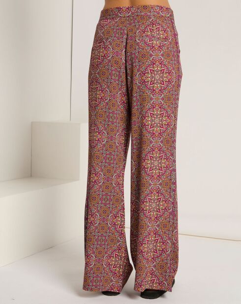 Pantalon Sarah fushcia