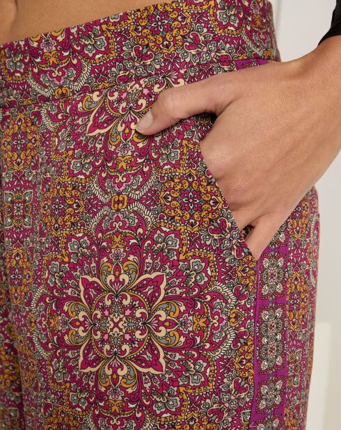 Pantalon Sarah fushcia