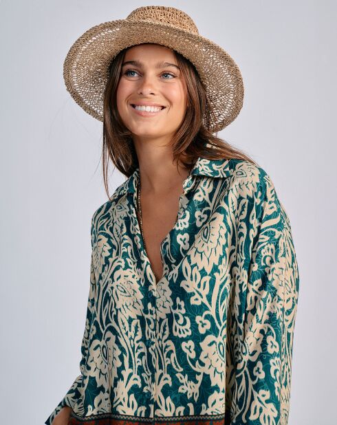 Blouse Bal paon/beige