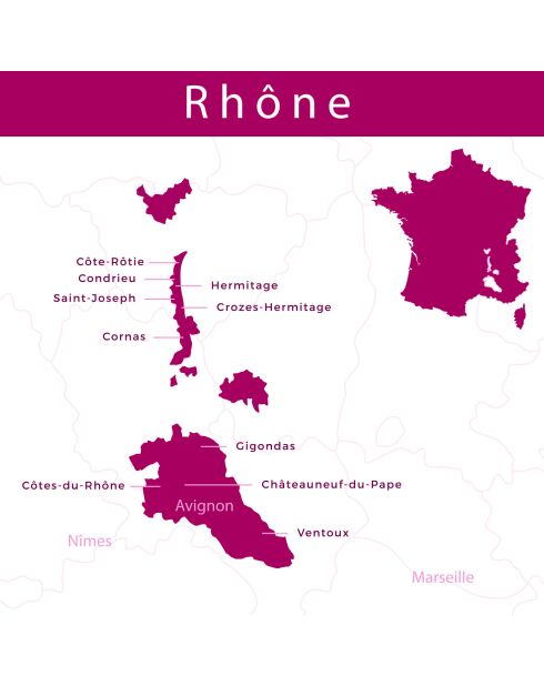 6 Côtes du Rhône Villages 2023 La Petite Bellane 6x75cl