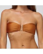 Haut de maillot de bain Shiraz bronze