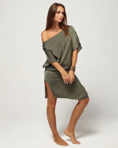 Kaki groene jurk Jul