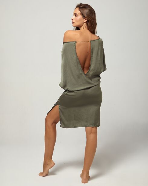 Kaki groene jurk Jul