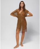 Poncho Court Lx doré
