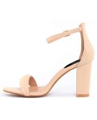 Sandales Camila beiges - Talon 8.5 cm