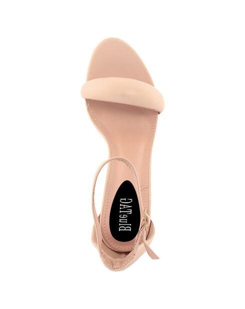Sandales Camila beiges - Talon 8.5 cm
