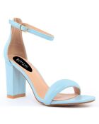 Sandales Camila bleues - Talon 8.5 cm