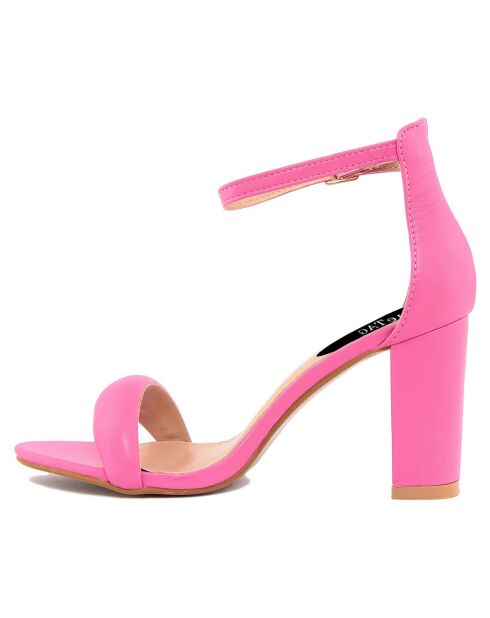 Sandales Camila fuchsia - Talon 8.5 cm