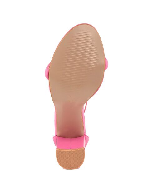 Sandales Camila fuchsia - Talon 8.5 cm