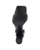 Sandales Marta noires - Talon 7 cm