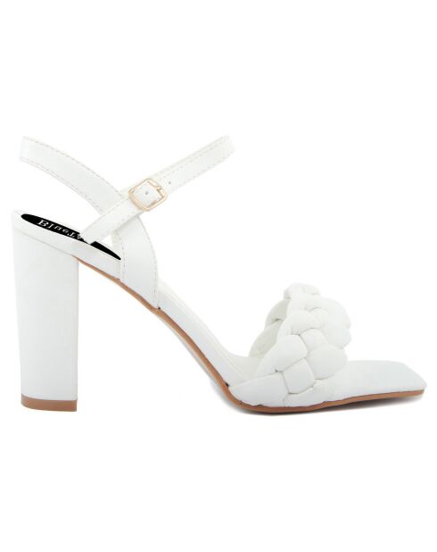 Sandales Marta blanches - Talon 7 cm