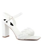 Sandales Marta blanches - Talon 7 cm