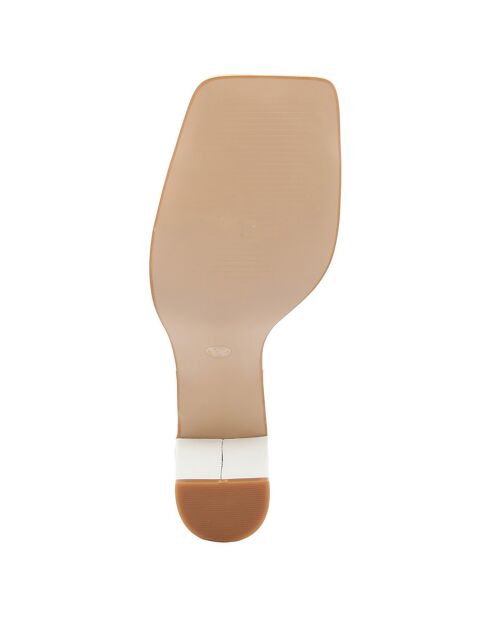 Sandales Marta blanches - Talon 7 cm