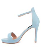 Sandales Lorena bleues - Talon 11 cm