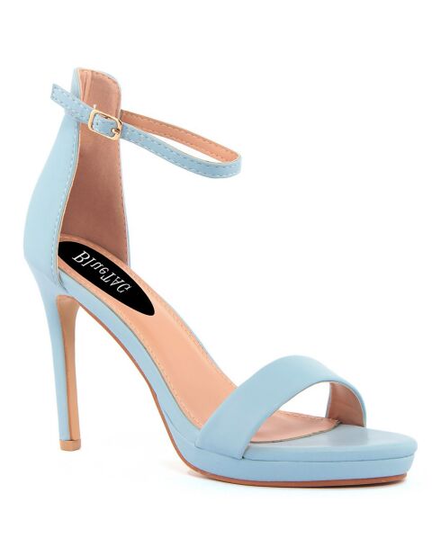 Sandales Lorena bleues - Talon 11 cm