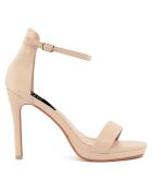 Sandales Lorena nude - Talon 11 cm