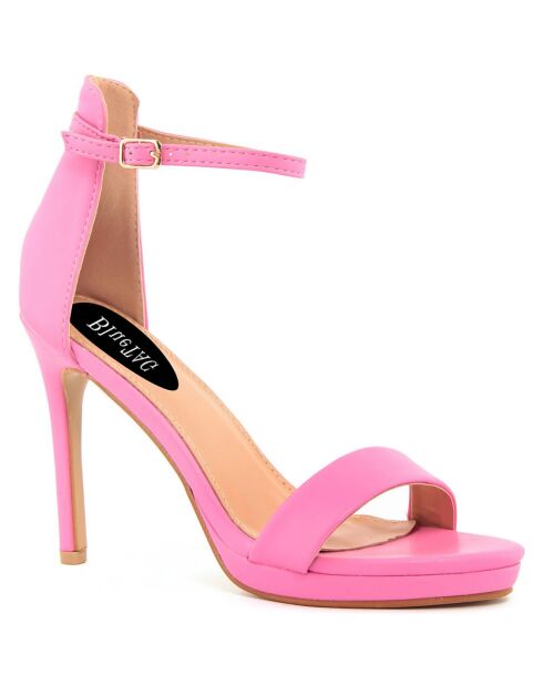 Sandales Lorena roses - Talon 11 cm