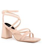 Sandales Maria beiges - Talon 7 cm