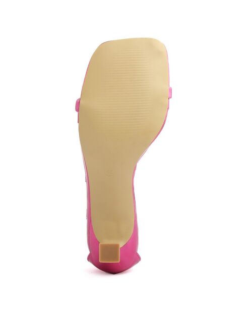 Sandales Serena fuchsia - Talon 8 cm
