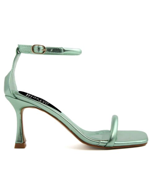 Sandales Serena vertes - Talon 8 cm