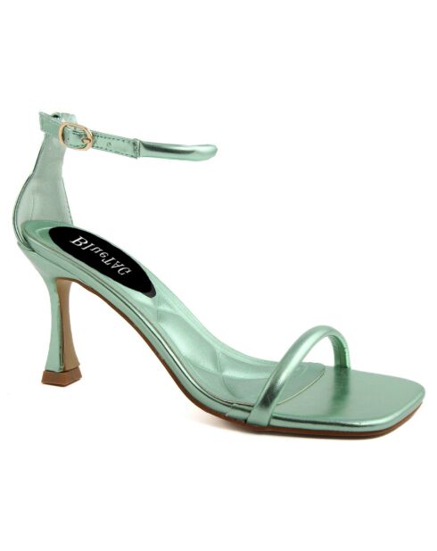 Sandales Serena vertes - Talon 8 cm