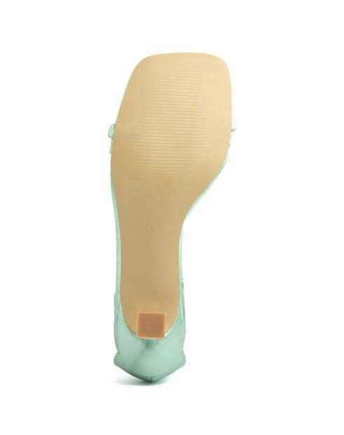 Sandales Serena vertes - Talon 8 cm