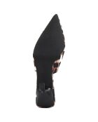 Slingbacks Laura léopard - Talon 9 cm