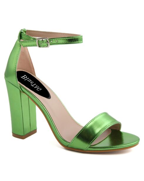 Sandales Selma vertes - Talon 10.5 cm
