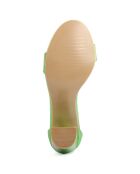 Sandales Selma vertes - Talon 10.5 cm