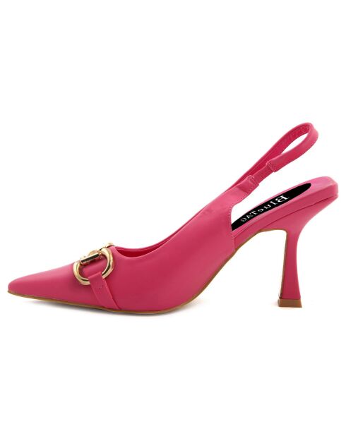 Slingbacks Bianca fuchsia - Talon 10 cm
