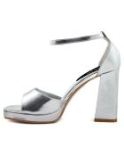 Sandales Pamela argentées - Talon 10 cm