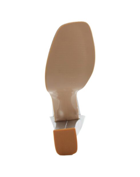 Sandales Pamela argentées - Talon 10 cm