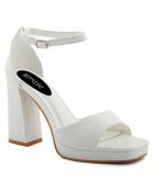 Sandales Pamela blanches - Talon 10 cm