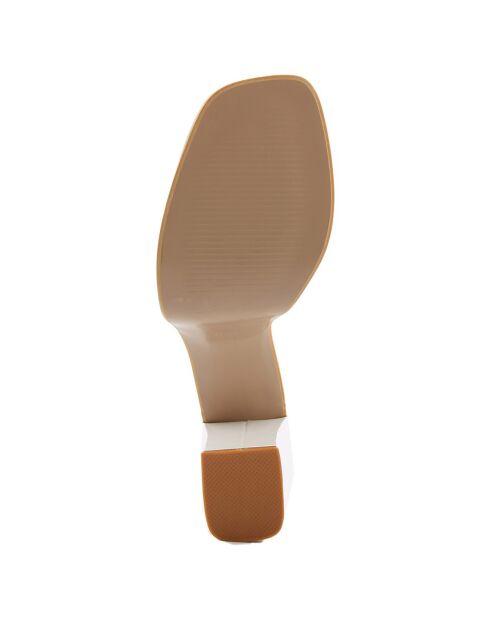 Sandales Pamela blanches - Talon 10 cm