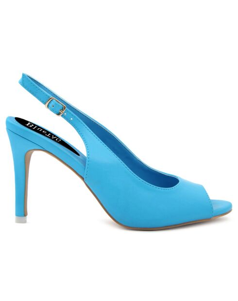 Slingbacks Sabrina bleus