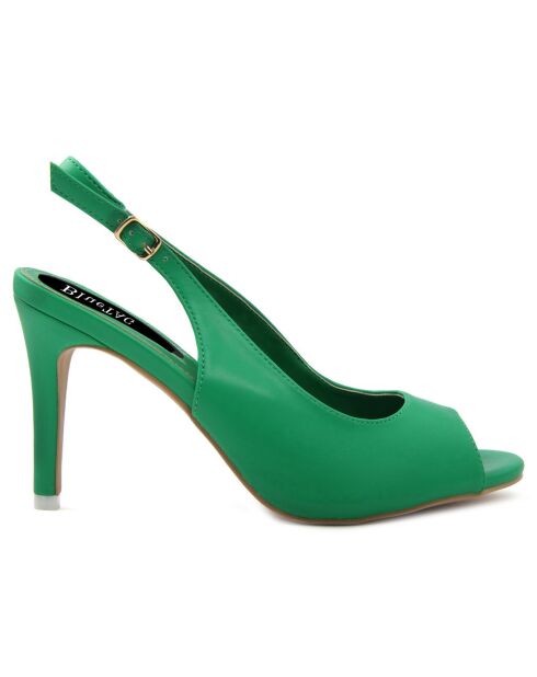 Slingbacks Sabrina vert foncé