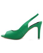 Slingbacks Sabrina vert foncé