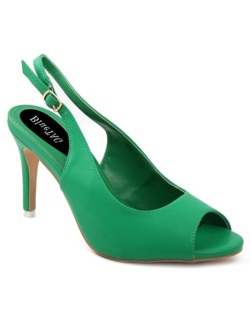 Slingbacks Sabrina vert foncé