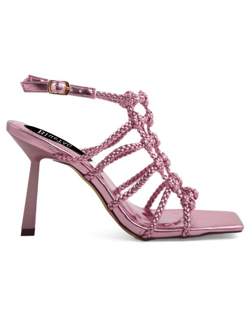Sandales Eufemia roses - Talon 10 cm