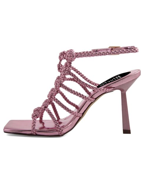 Sandales Eufemia roses - Talon 10 cm
