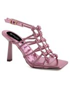Sandales Eufemia roses - Talon 10 cm